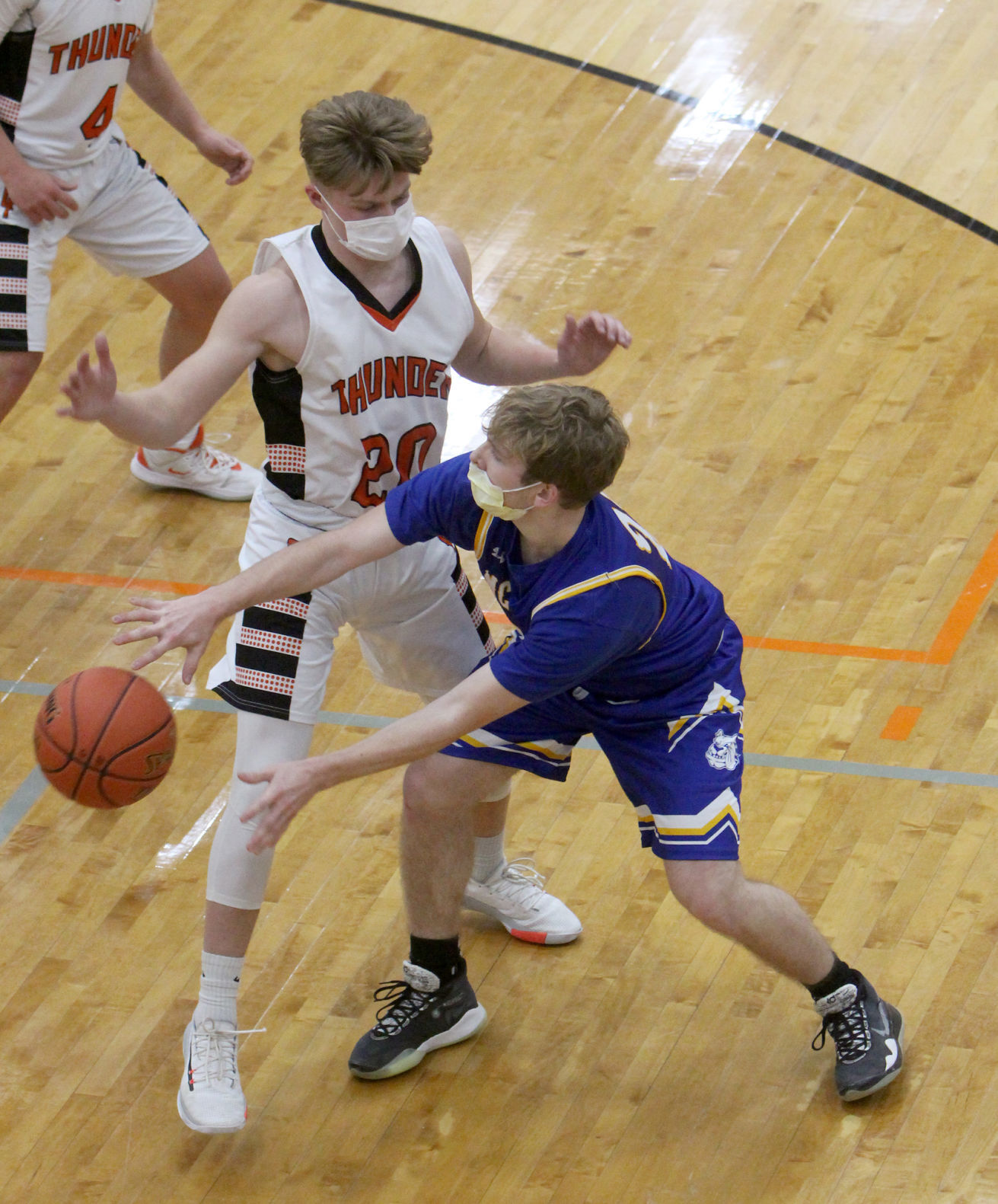 McDonell boys basketball at Osseo-Fairchild 1-11-21